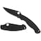 Spyderco 2024 Spyderco Reveal 13 Military 2 Black G-10 Black Blade, Plain Edge SPY-C36GPBK2 - alternate 1